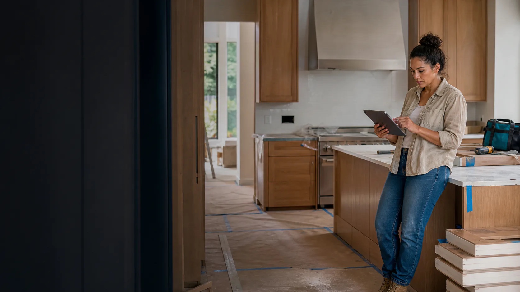 Project manager at the Cedar Ridge renovation